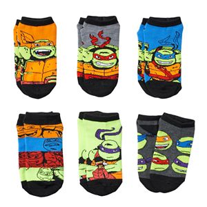 Boys 4-11 6-pack Nickelodeon Teenage Mutant Ninja Turtles Low-Cut Socks