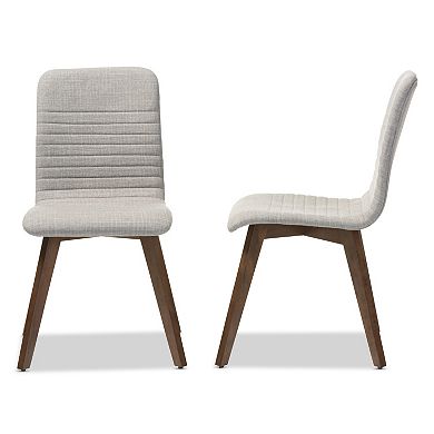 Baxton Studio Sugar Dining Chair 2-piece Set