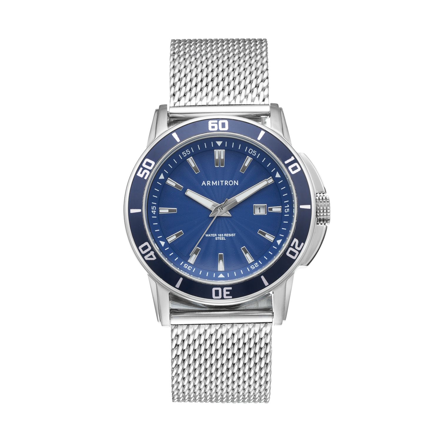armitron mesh men's watch