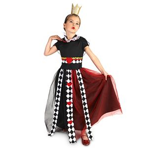 Kids Evil Queen of Hearts Costume