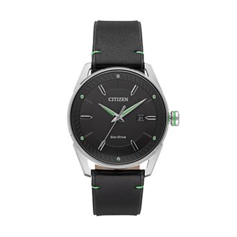 Drive from Citizen Eco-Drive Men's CTO Leather Watch - BM6980-08E