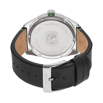 Drive from Citizen Eco-Drive Men's CTO Leather Watch - BM6980-08E