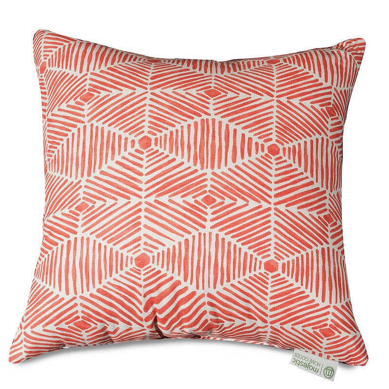 Majestic Home Goods Charlie Throw Pillow, Red, 20X20