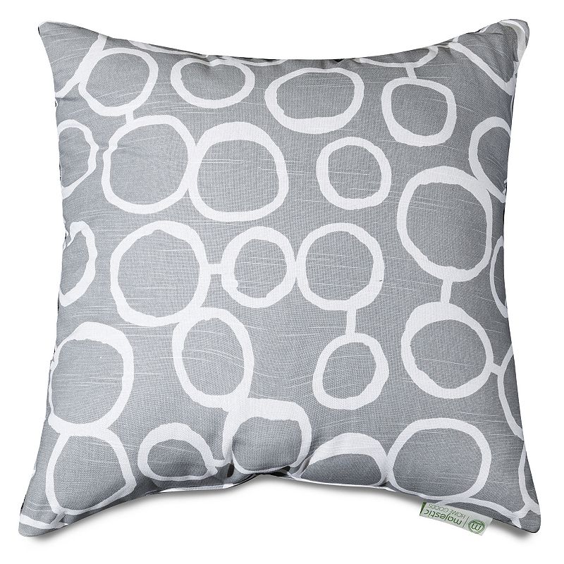 Majestic Home Goods Fusion Throw Pillow, Grey, 20X20