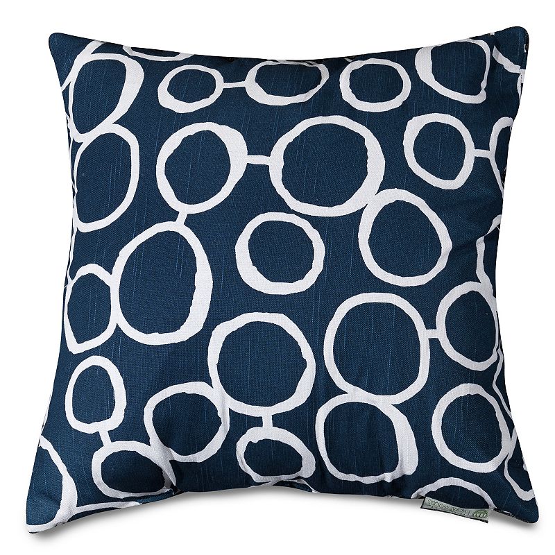 Majestic Home Goods Fusion Throw Pillow, Blue, 20X20