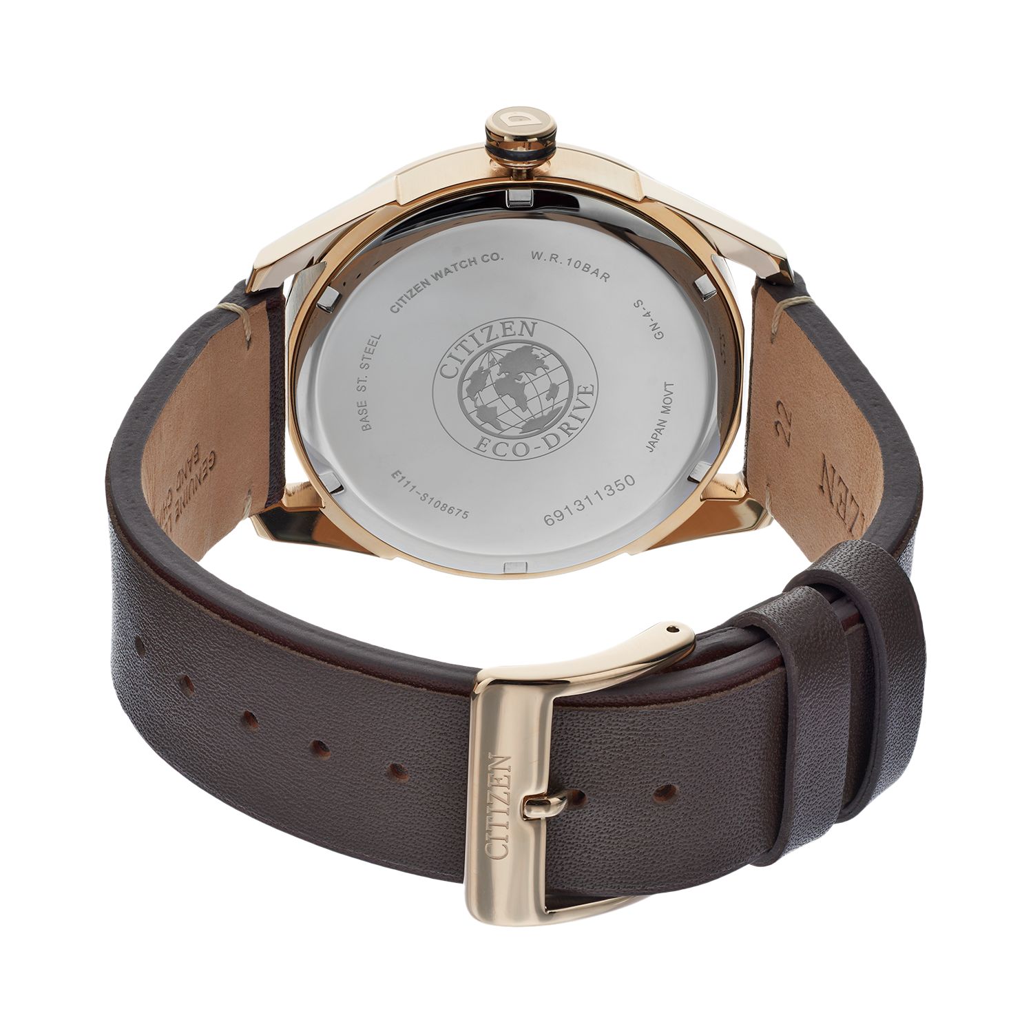 Drive from Citizen Eco-Drive Men's CTO Leather Watch - BM6983-00H