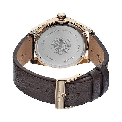 Drive from Citizen Eco-Drive Men's CTO Leather Watch - BM6983-00H
