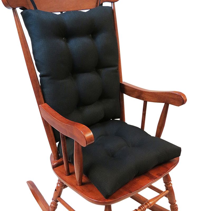 The Gripper Omega Jumbo Rocking Chair Pad 2-pk., Black