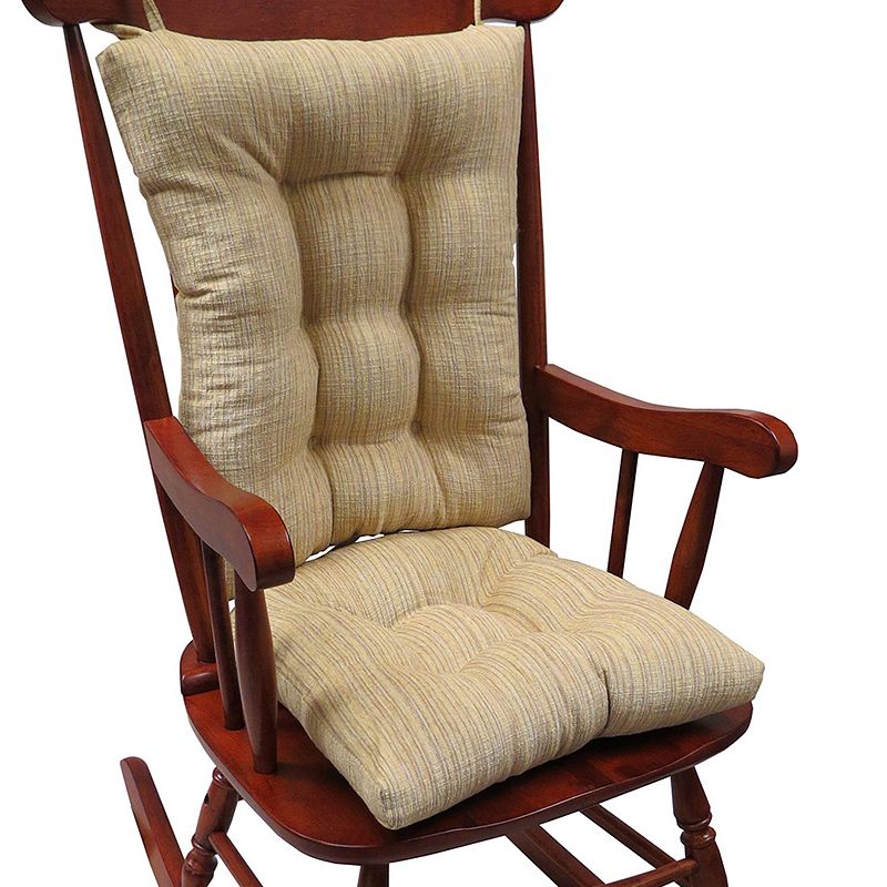 The Gripper Polar Chenille Jumbo Rocking Chair Pad 2-pk., Brown