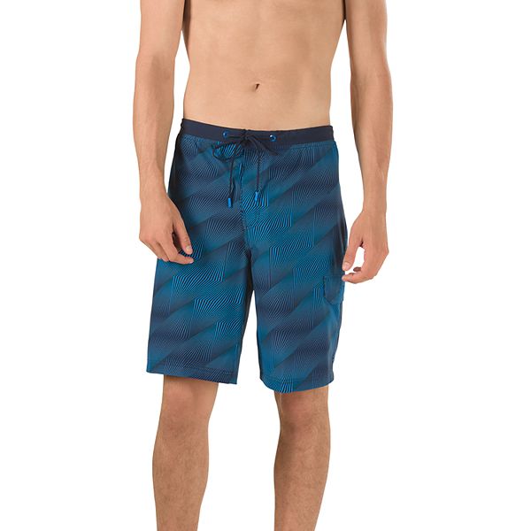 Men's Speedo Crosswise Geometric 4-Way Stretch Board Shorts