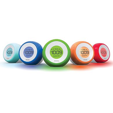 iHome iM29 Color-Changing Dual Alarm FM Clock Radio with USB Charging