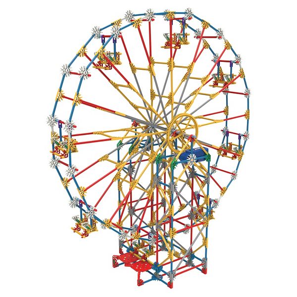 K Nex 744 Pc 3 In 1 Classic Amusement Park Building Set