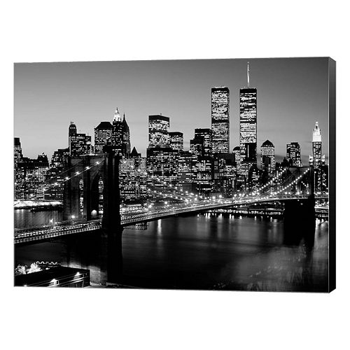 Metaverse Art Brooklyn Bridge NYC Canvas Wall Art