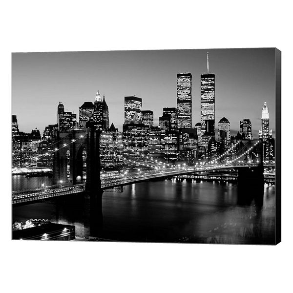 Metaverse Art Brooklyn Bridge Nyc Canvas Wall Art