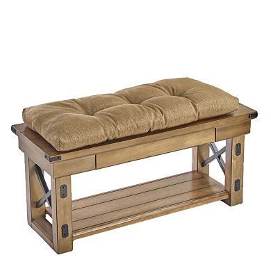 The Gripper Omega Tufted Bench Chair Pad