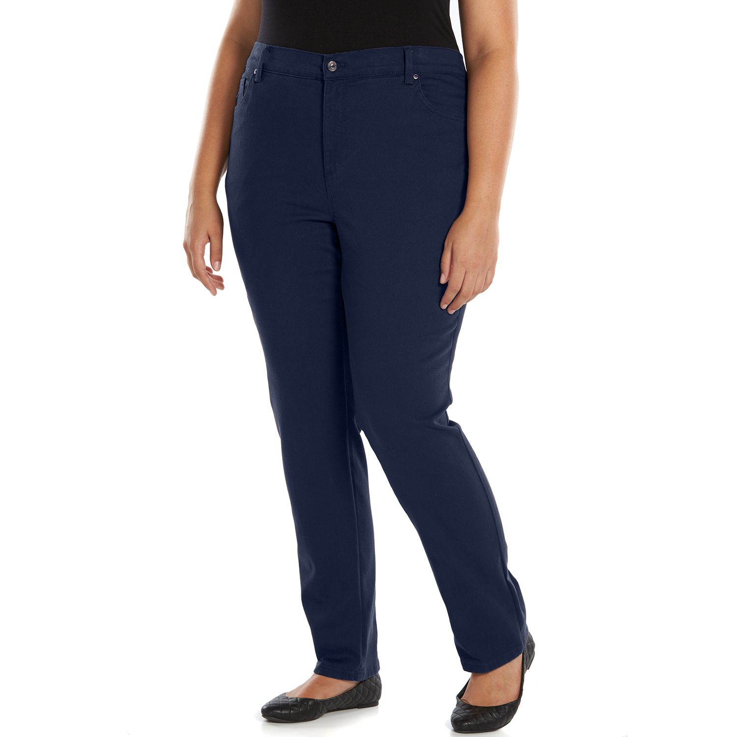 plus size gloria vanderbilt amanda classic tapered jeans