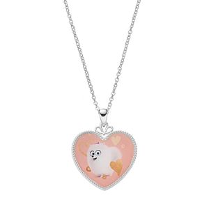 The Secret Life of Pets Kids' Silver-Plated Gidget Heart Pendant