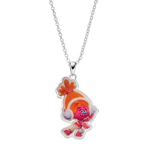 DreamWorks Trolls Kids' Silver-Plated DJ Suki Pendant