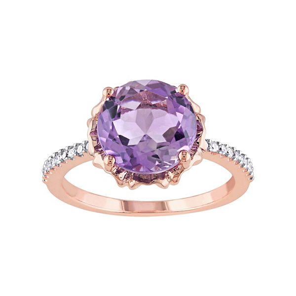 Kohls amethyst outlet ring