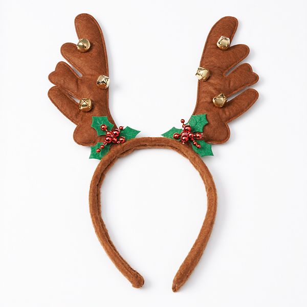 Fascigirl 6pcs Elk Reindeer Antlers Headband for Christmas Holiday Party Hair Hoop Accessories Christmas Antler Headbands