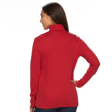 Women's Croft & Barrow® Turtleneck Top