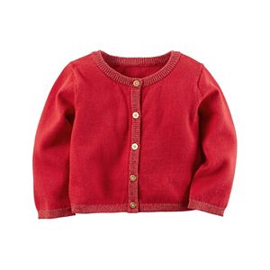 Baby Girl Carter's Ribbed Cardigan
