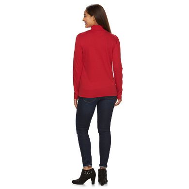 Women's Croft & Barrow® Essential Mockneck Top
