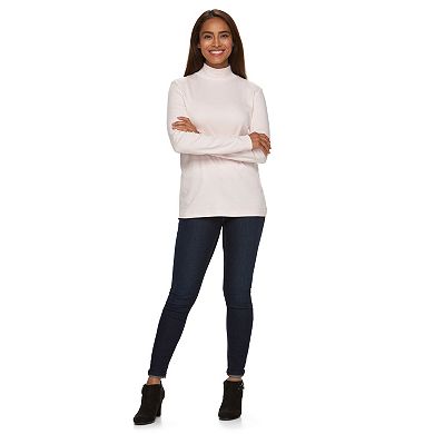 Women's Croft & Barrow® Essential Mockneck Top