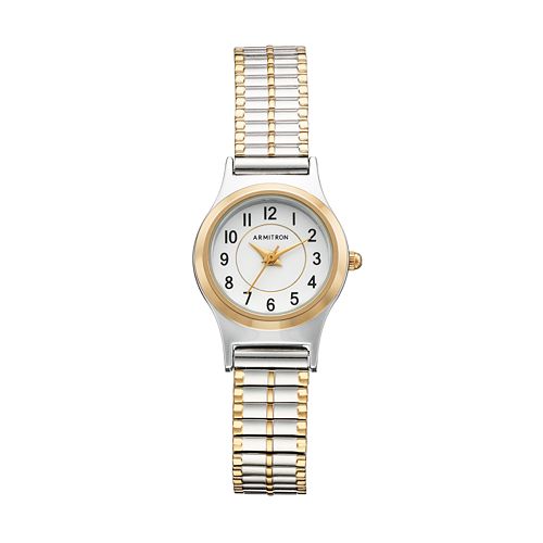 armitron two tone watch