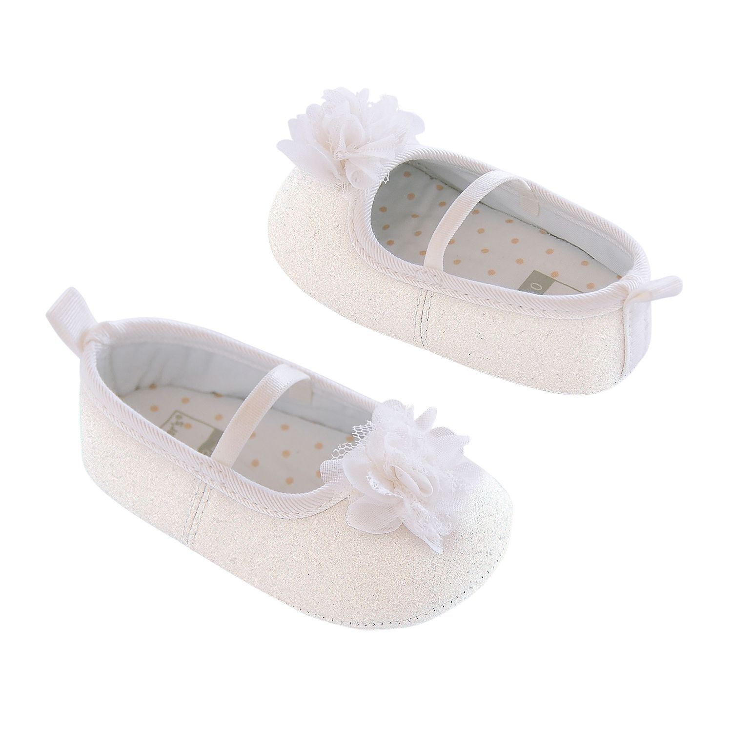 ivory baby shoes