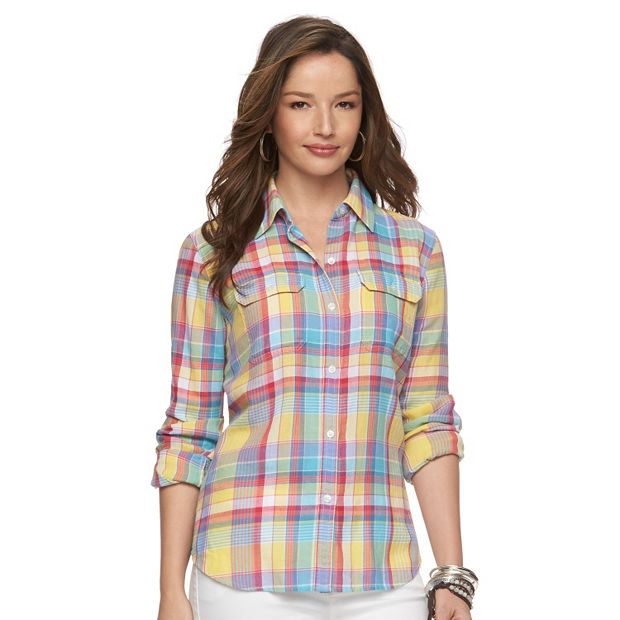 kohls womens chaps shirts