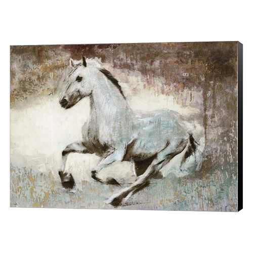 Metaverse Art White Star Canvas Wall Art