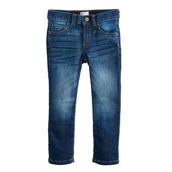 Toddler Boy Jumping Beans® Dark Wash Slim-Fit Jeans