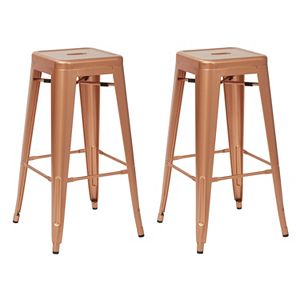 OSP Designs Bristow Metal Bar Stool 2-piece Set