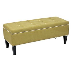 OSP Accents Cambridge Tufted Storage Bench