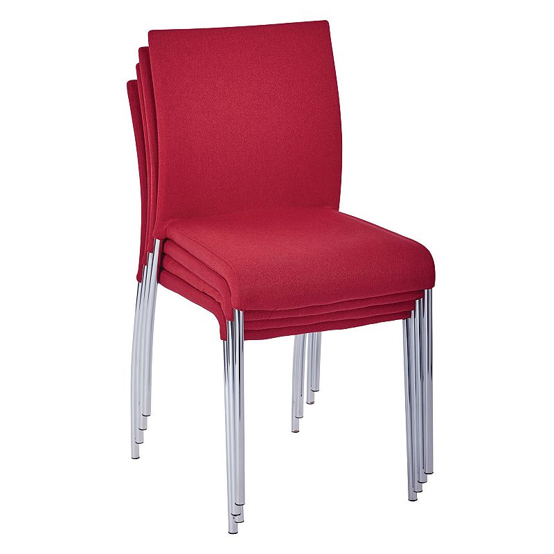 33712233 OSP Home Furnishings Conway Stackable Chair 4-piec sku 33712233