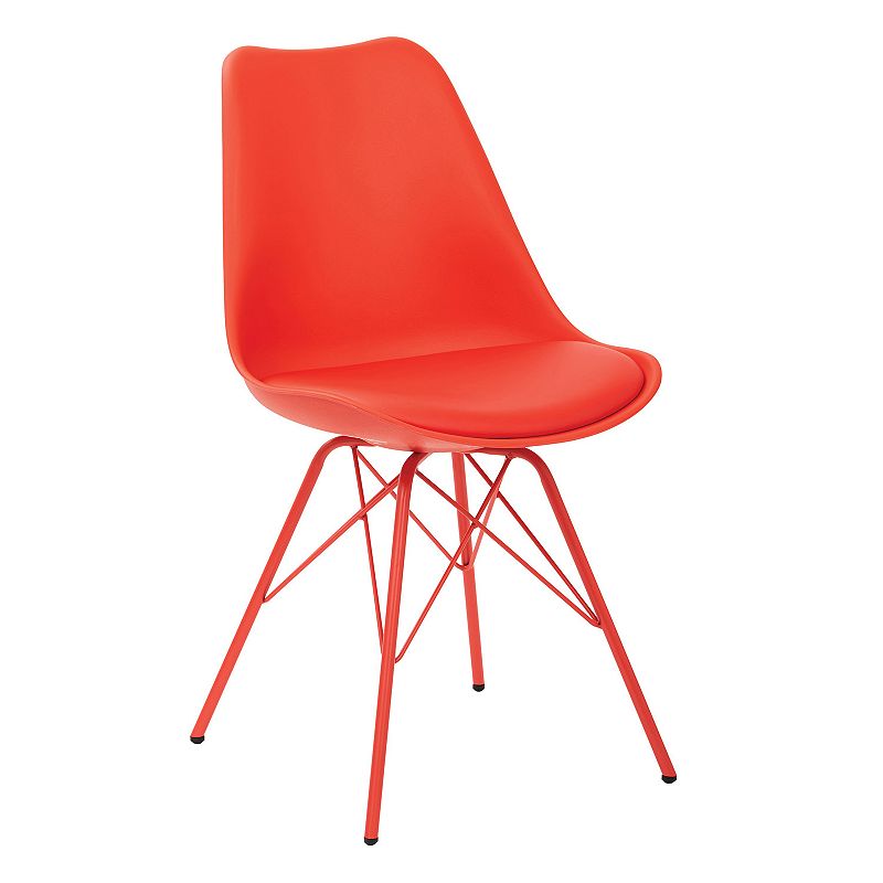 Ave Six Emerson Student Side Chair, Red
