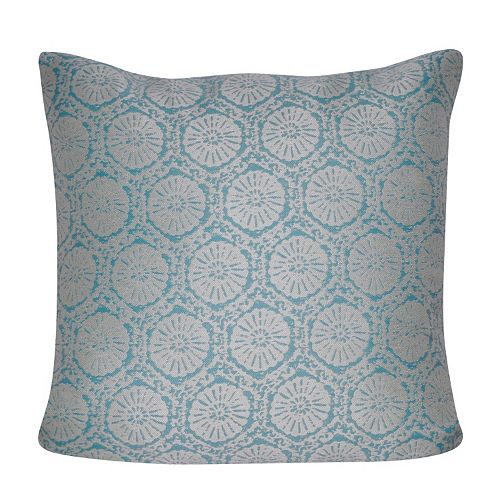 Loom and Mill Stamped Medallions Indoor Outdoor Throw Pillow
