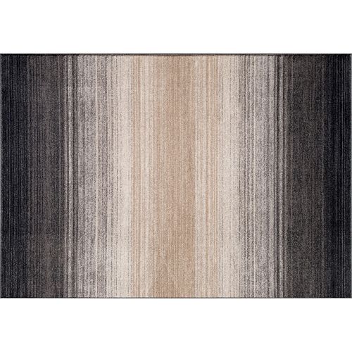 World Rug Gallery Quick Silver Striped Rug
