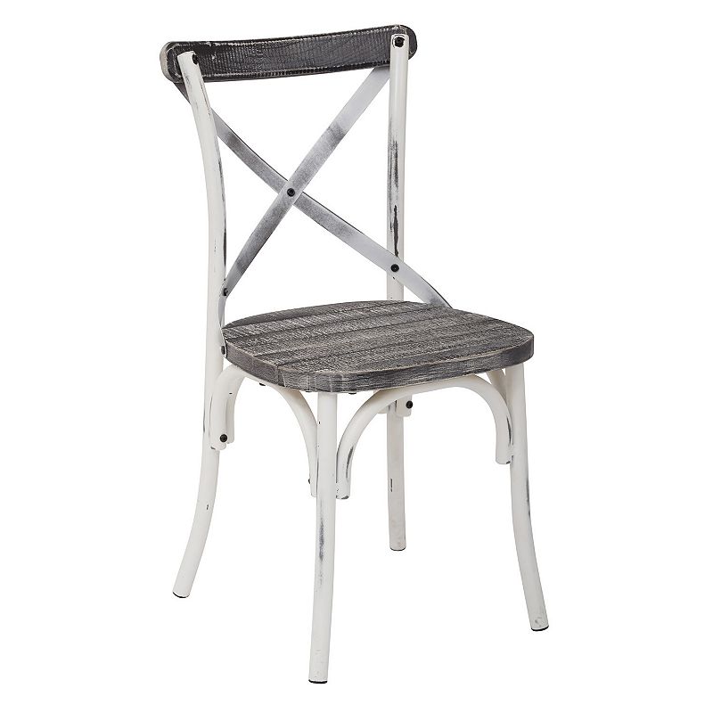 OSP Home Furnishings Somerset Dining Chair, White