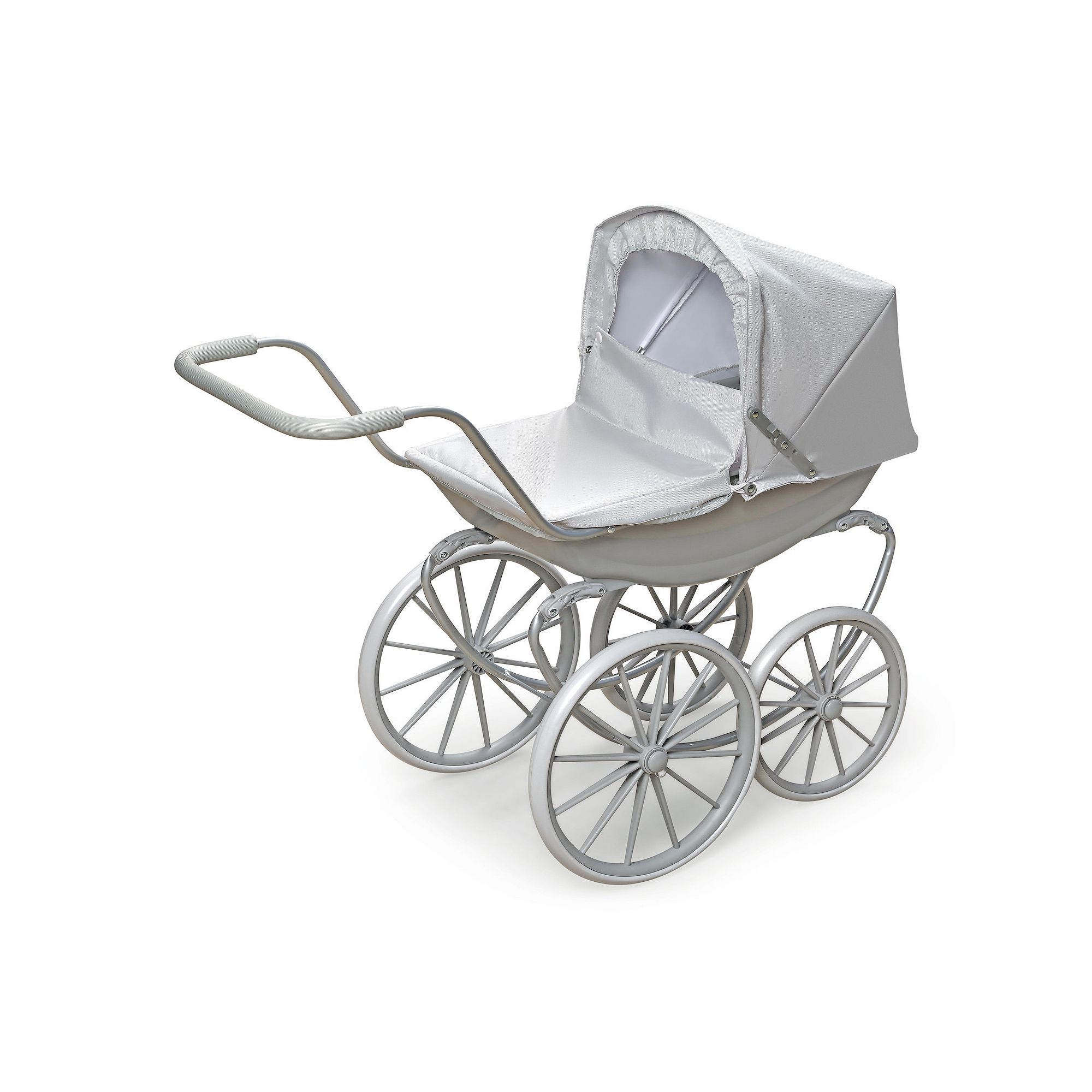 Badger Basket Gray London Doll Pram, Grey