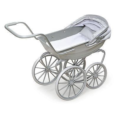 Badger Basket Gray London Doll Pram