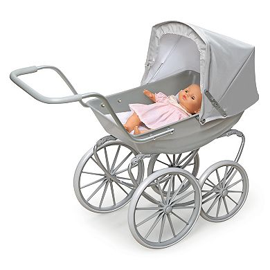 Badger Basket Gray London Doll Pram