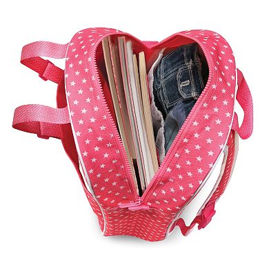 Badger Basket Doll Travel Backpack with Plush Friend Compartment