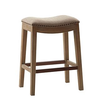 Madison Park Nomad 27" Saddle Counter Stool