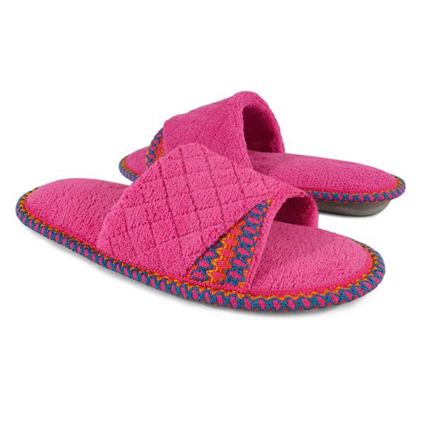 women's open toe scuff slippers