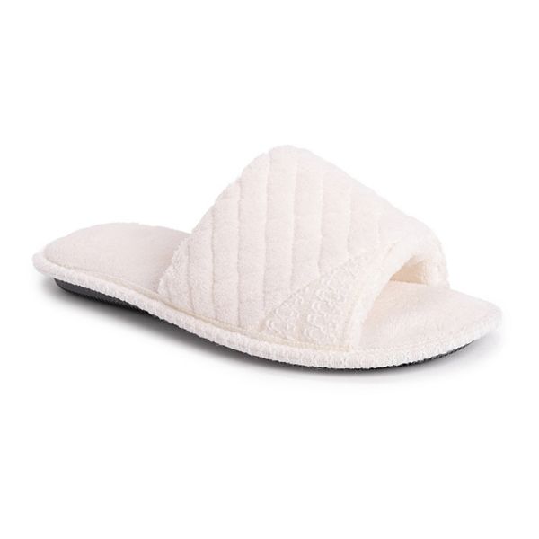 Open toe store mule slippers womens