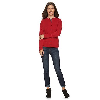 Women's Croft & Barrow® Cozy Essential Cardigan Sweater
