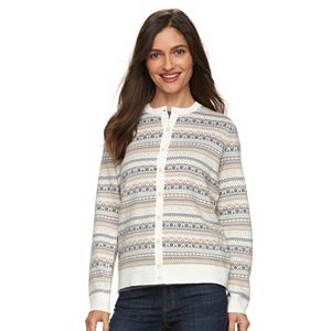 Women's Croft & Barrow® Cozy Essential Cardigan Sweater