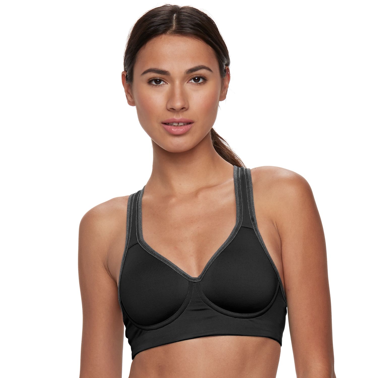 tek gear light support sports bra